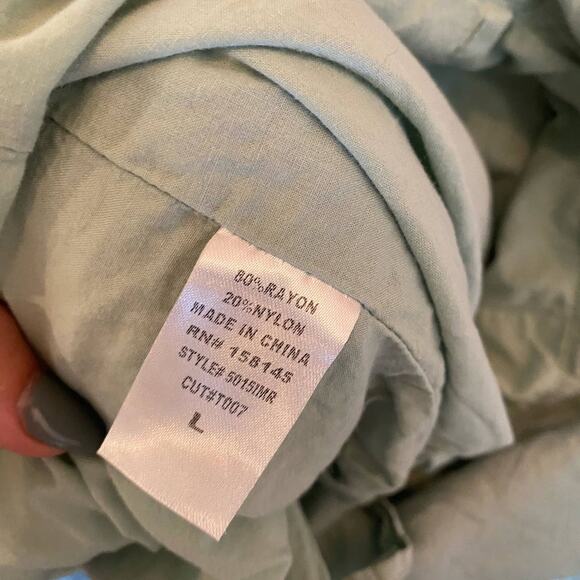 Twenty Ten sage green strapless romper - Picture 9 of 9